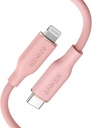 ANKER A8663H51 POWERLINE III FLOW USB-C WITH LIGHTNING CONNECTOR 6FTPINK