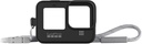 Go Pro  Silicone Sleeve, Lanyard - Black 