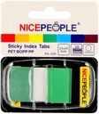 Tape Flags 26 Sheets Plastic 0.05Mm 25X45Mm Green
