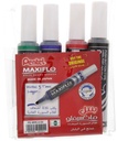 Marker Whiteboard Maxiflo chisel set of 4