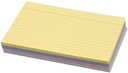 6x4 Assorted Ruled Record Cards