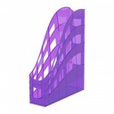 Holder Magazine File Plastic  25 cm X 7 cm X 32 cm Lilac WING, 75mm