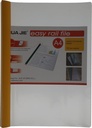 File Clear With Sliding Bar 19 C A4, Pp, 23 Mm Spine Yellow