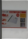 File Clear With Sliding Bar 18 C A4, Pp, 6 Mm Spine Grey