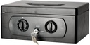 Cash Box     Metal 270*190*115mm 11" Black