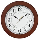 Clock Wall Analog - Dark Brown Rounded -      IQ-133-5DF