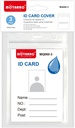 ID Card Holder 105x151mm Vertical Transparent Waterproof  Set of 3pcs     3412