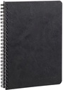 Age Bag, Wirebound Notebook 14,8X21Cm 50 Sheets Lined Black