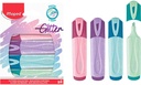 Highlighter Pastel Glitter Pac=4clr