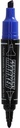 Marker Permanent Twin Nibs Chisel & Round Tip Plastic 5Mm & 3Mm Blue