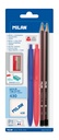 Stationery Set ( 2XP1TOUCH BLUE+RED+2XPENCILS+BAS) Blister