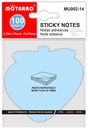 Sticky Notes Strawberry Shape /100SH/70x70mm Fluorescent 5 Color