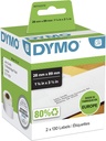 Dymo address label - 28x 89 mm -