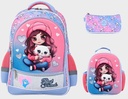 Backpack Multi Comp Best Friend 18" With Lunch Bag, Pencil Case Set GB5238