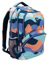 Backpack Double Side, Multi Comp, 4 Zip 25L Fun