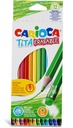 Colored Pencil, Erasable Of 12 Pcs, Carioca Tita