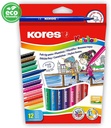 Korellos Standard Felt Tip Pens 12 Set