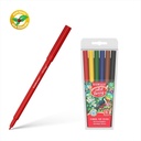 Color Pen Fibre-Tip Artberry Super Washable Set Of 6 Colors