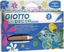 Felt Marker Multi Surfaces Metallic Set of 5 - Giotto Decor Materials