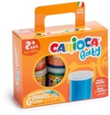 Carioca Baby Finger Paints 6 X 80Ml