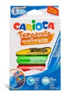 Tempera Stick, Set Of 6 Assorted Color, Carioca Temperello