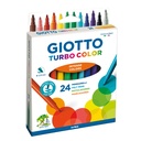 Felt Tip Marker, Set of 24 pcs, Giotto Turbo Color