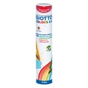 Colored Pencil Metal Tub of 12 Pcs, Giotto Colors 3.0