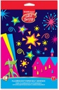Fluorescent paper self-adhesive ArtBerry®, B5, 7 sheets, 7 colors