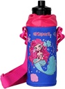 Water Bottle BPA W/ Shoulder Strap Kids - Mermaid -Exsport