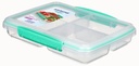 Multi Parts Fruit Box Split 820ml To Go- Minty Teal