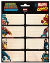 Self-Adhesive Labels Marvel Comics Avengers