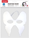 Mask for Kids Butterfly Shape 18x16cm  White color