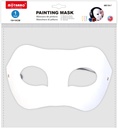 Mask for Kids Zorro Shape 19x10cm  White color
