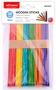 Wooden Stick 150mmPVC/50pcs Assorted Color