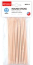 Wooden Stick Rounded 150mmPVC/14pcs Natural Color