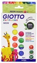 Plastilina Patplume 8x33g, Fluo Colors, Giotto Patplume