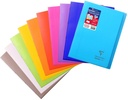 Koverbook, Stapled Transparent Polypro 9 Ass. Colours 21X29,7Cm 48Sh. Lined + Margin