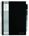 Notebook 5 Subject A4 Lined, with Margin & Elastic Strap, 125SH, 80gsm, Perforated Pages, Spiral