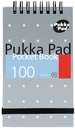 A7 Metallic Pocket Book 100 pages Metallic Silver Color Pukka Pad