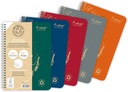 Wirebound Notebook A5 90G Recycled 60Sh. Detach. Lined Assorted Colours - Forever Premium